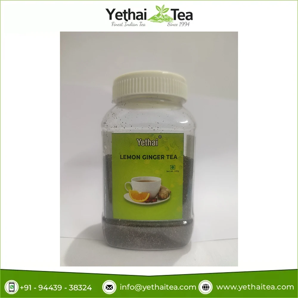 Organic Lemon Ginger Herbal Tea Supports Healthy Digestion Lemon Ginger Tea From Assam