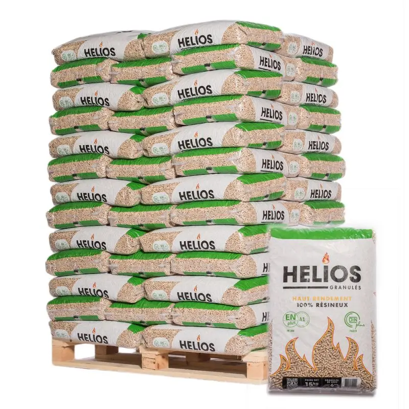 Buy Now Wood Pellets DIN, EN Plus-A1, EN Plus-A2 (6-8mm) Pine, Beech wood pellets of 15kg