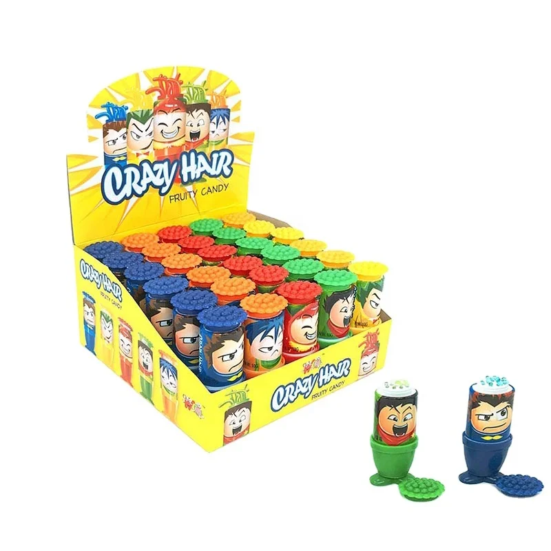 HALAL Liquid Magic Hair Jelly Jam Crazy Gel Fruity OEM ODM Funny Toys Candy