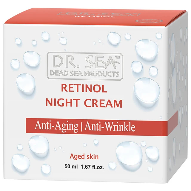 Dr. Sea Products Retinol Night Cream 50ml Daily Use for Adults and Aged Skin Fast Delivery Effective Treatment for Skincare