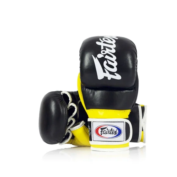 Super Sparring Grappling Gloves Custom Made Fairtex MMA Gloves Made Real Leather Muay Thai Shooter Boxing Gloves For Fighting