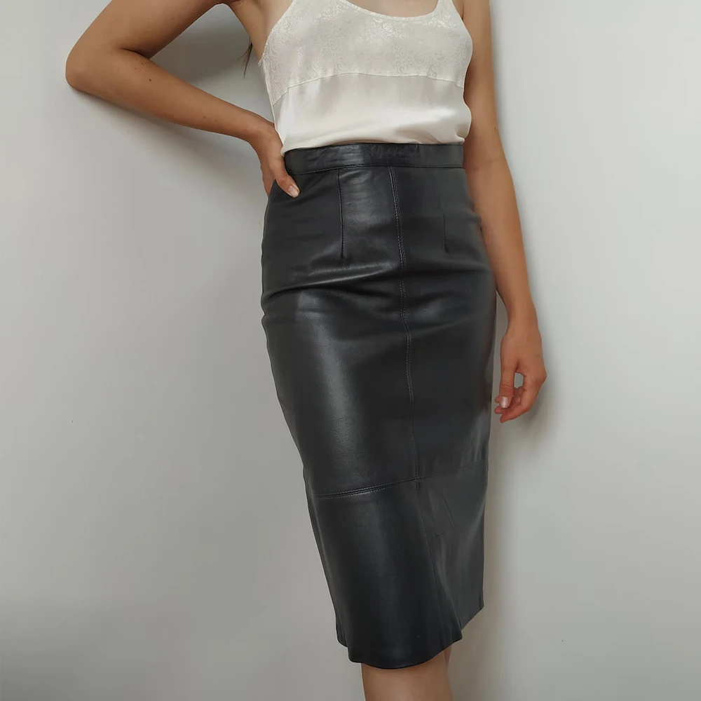 Trending Womens Leather Skirt Faux Leather Mini Stylish Comfortable Perfect For Casual Wear Leather Skirts