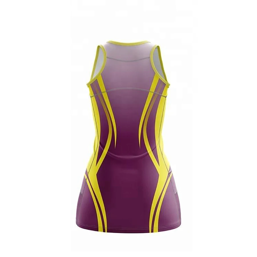 Custom Netball Dress Uniform High Quality Women Netball Uniform Latest Designs Bowling Shirt  Netball Uniform