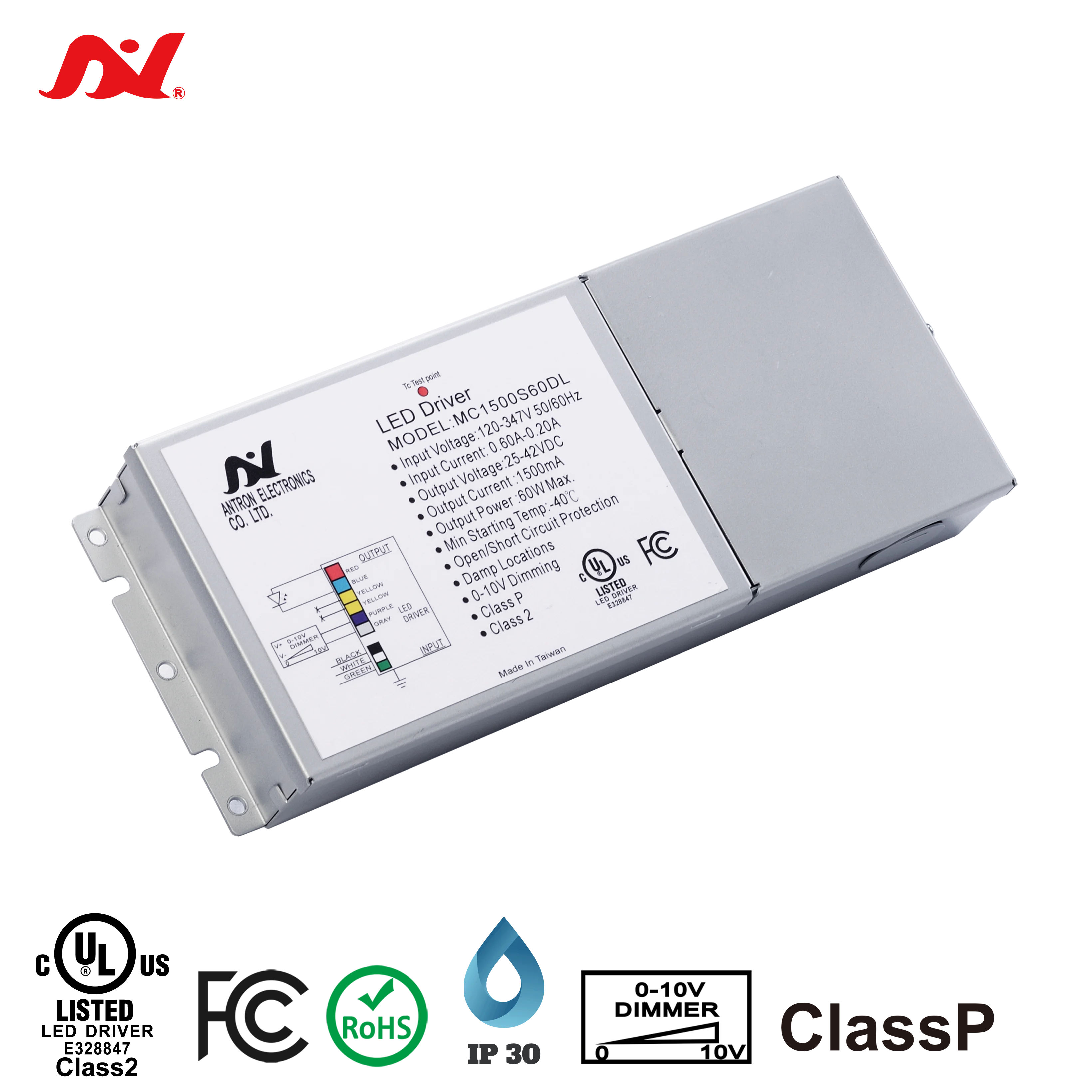 Antron LED Driver Dimmable 40W to 60W Panel Light