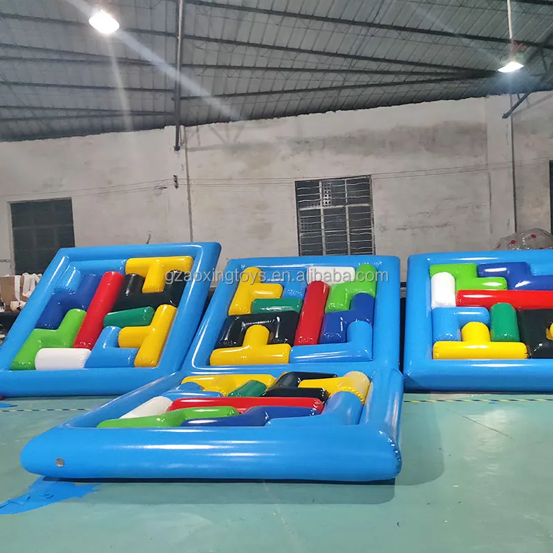 Inflatable Games For Kids Adults, Inflatable Tetris  Big Puzzle Sports Games For Team Building Carnival Party