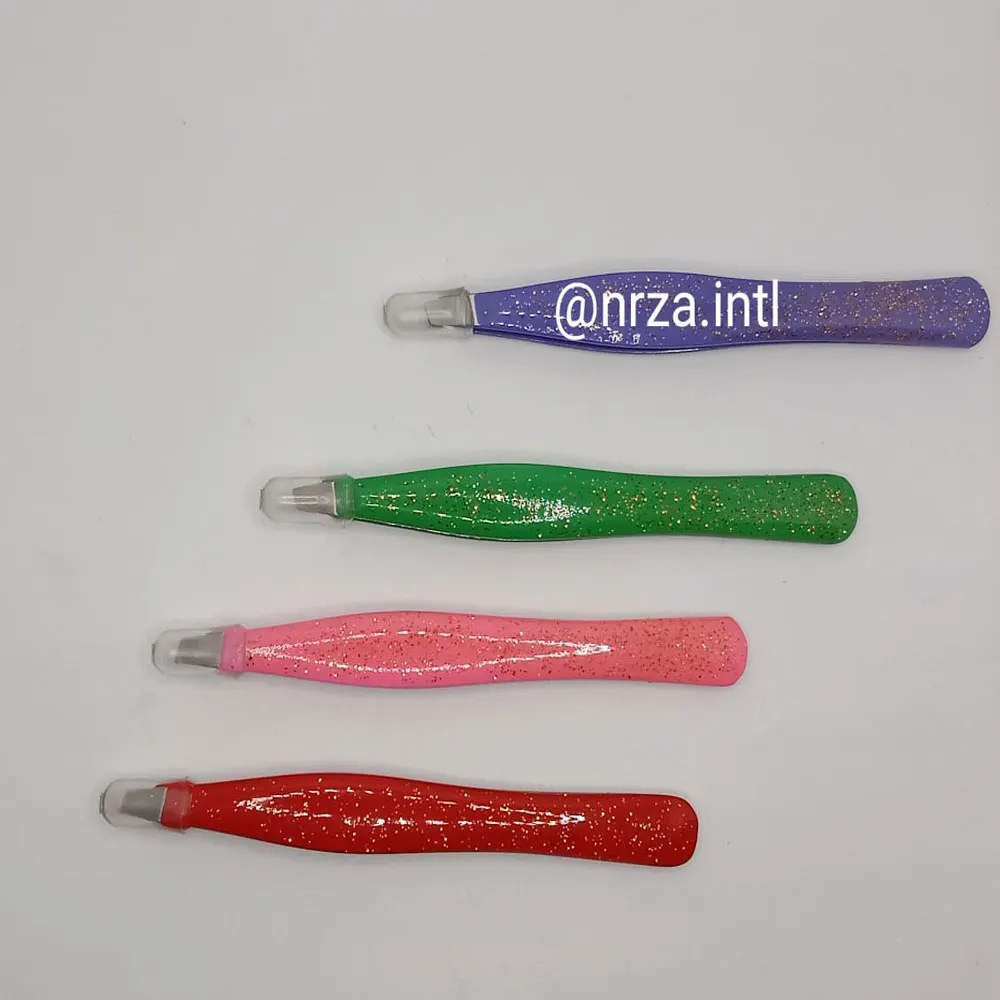 eyebrow tweezers hair beauty slanted stainless steel tweezer New Arrival Wholesale Hot Selling