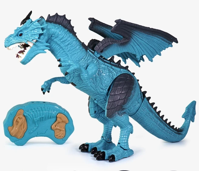 High Quality Toy Dinosaur For Plastic Spray Electric Rc Remote Control Infrared Dino Kids Children With Sound Lights