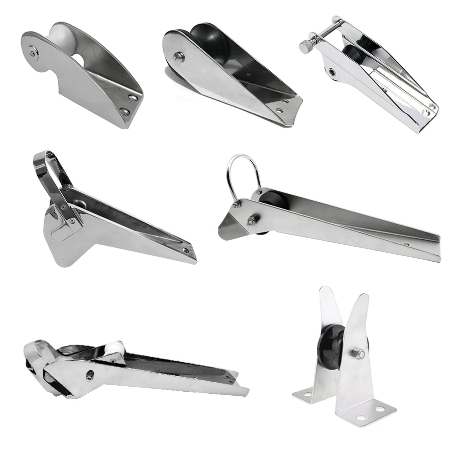 Parts Boat Marine Grade AISI 316 Stainless Steel Marine Hardware Supplies High Polished Anchor Bow Roller