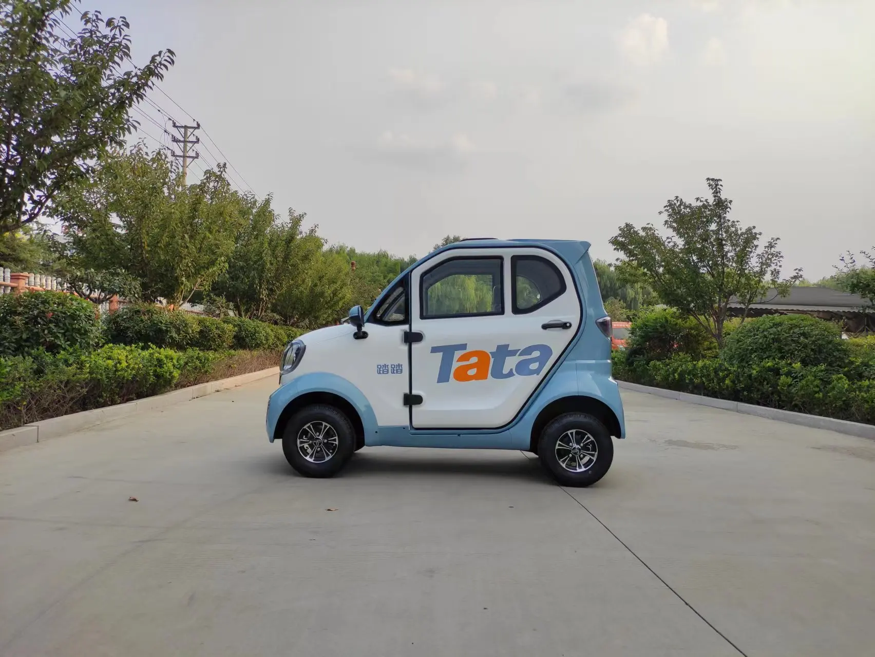 Popular Factory Supplier Mini Ev New Energy Closed Mini Electric Passenger Tricycle Car