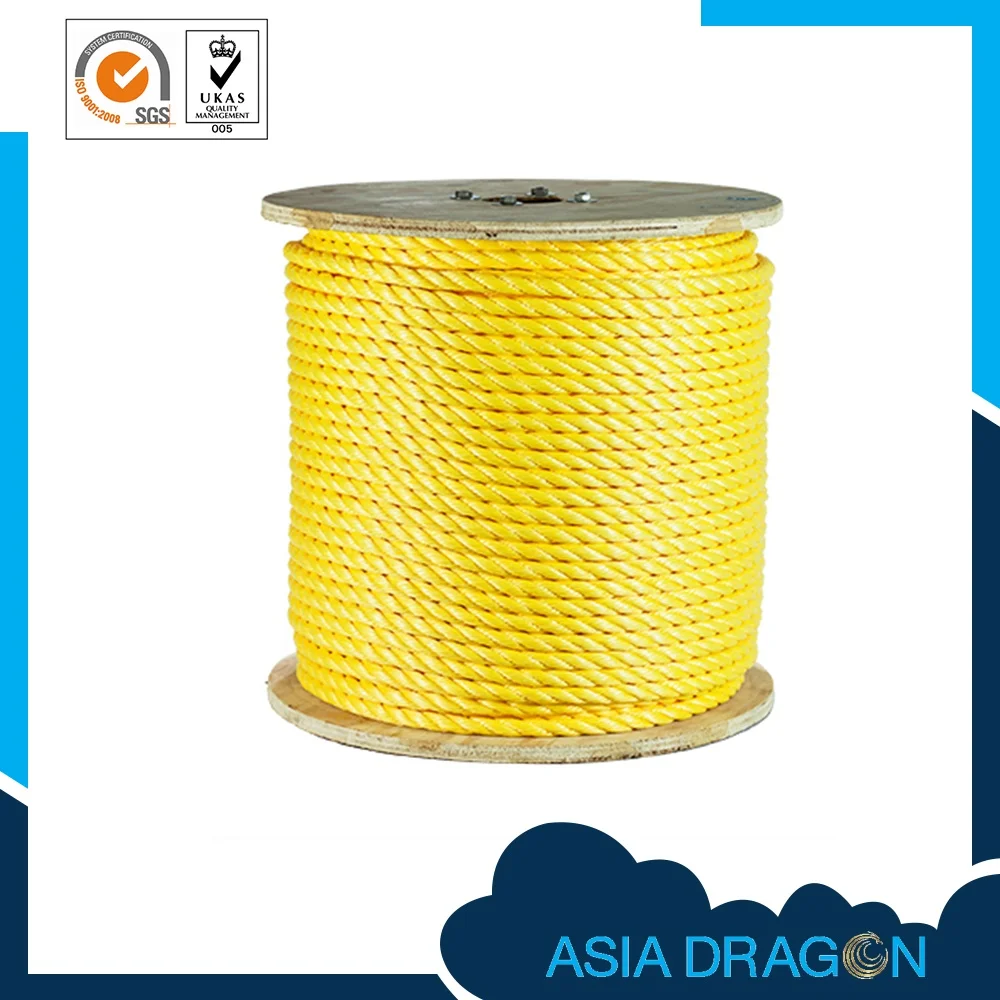 Rope or Cord Hot Sale Twisted PP, PE 4mm - 26mm Twist Rope Marine, Mooring Rope... High Quality ASIA DRAGON 005 OEM