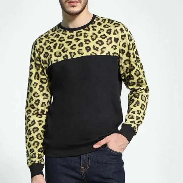 Printed Design Custom Men Clothing Sweatshirts Cheap Wholesale Price Winter Long Sleeve Cotton Fleece Fabric Breathable Crewneck