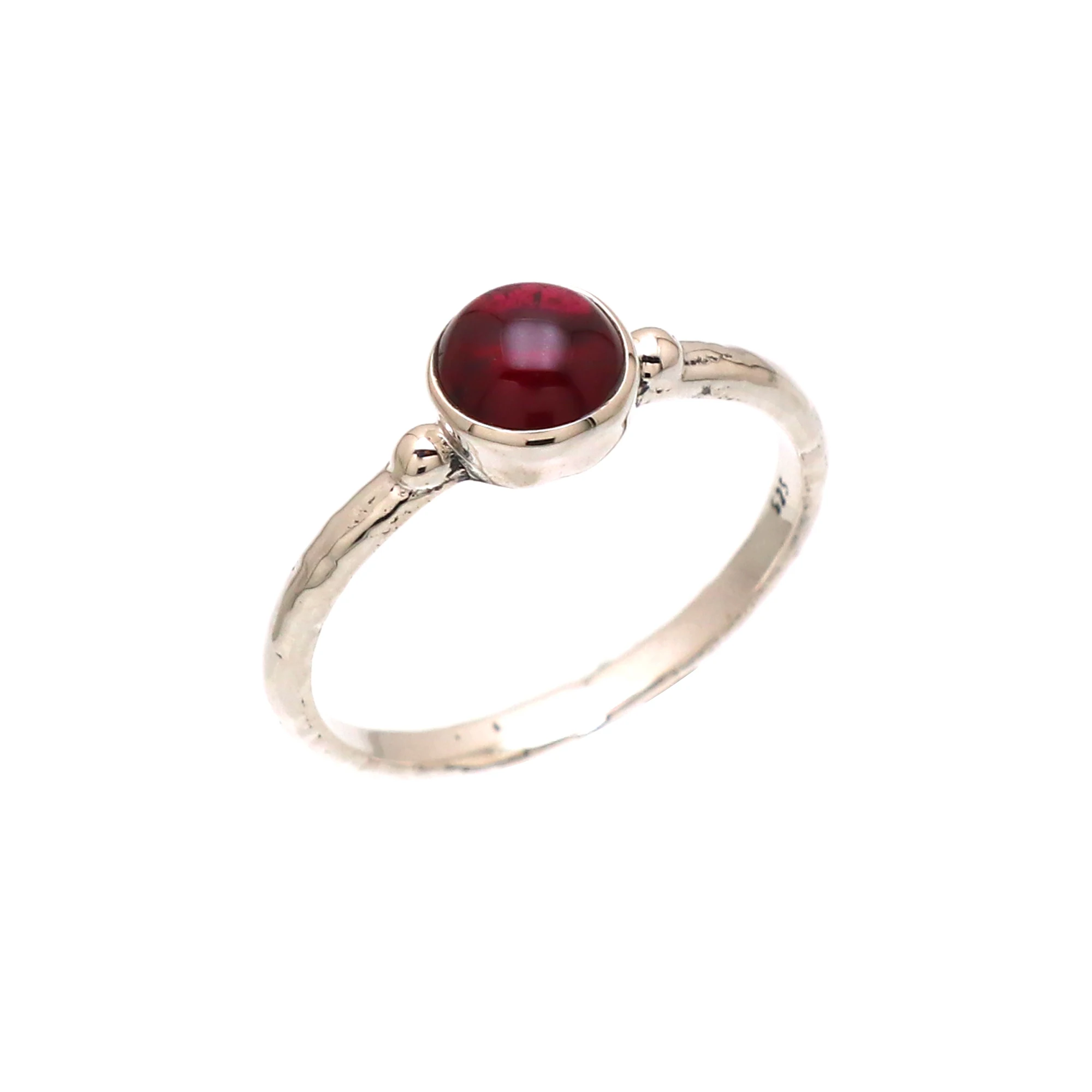 Handmade 925 Sterling Silver Ring Natural Birthstone Jewelry Featuring Iolite Red Onyx Garnet Tiger Eye-Perfect Wedding Gift Mom