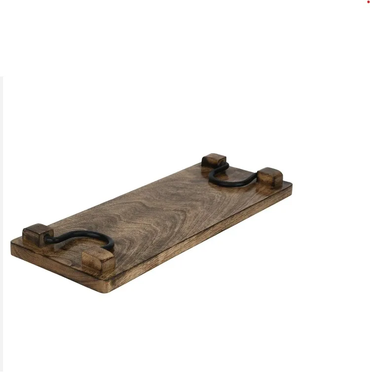 Food Safe Footed Tray for Serving & Storage  Multifunctional Use for Bathroom and Kitchen Accessories