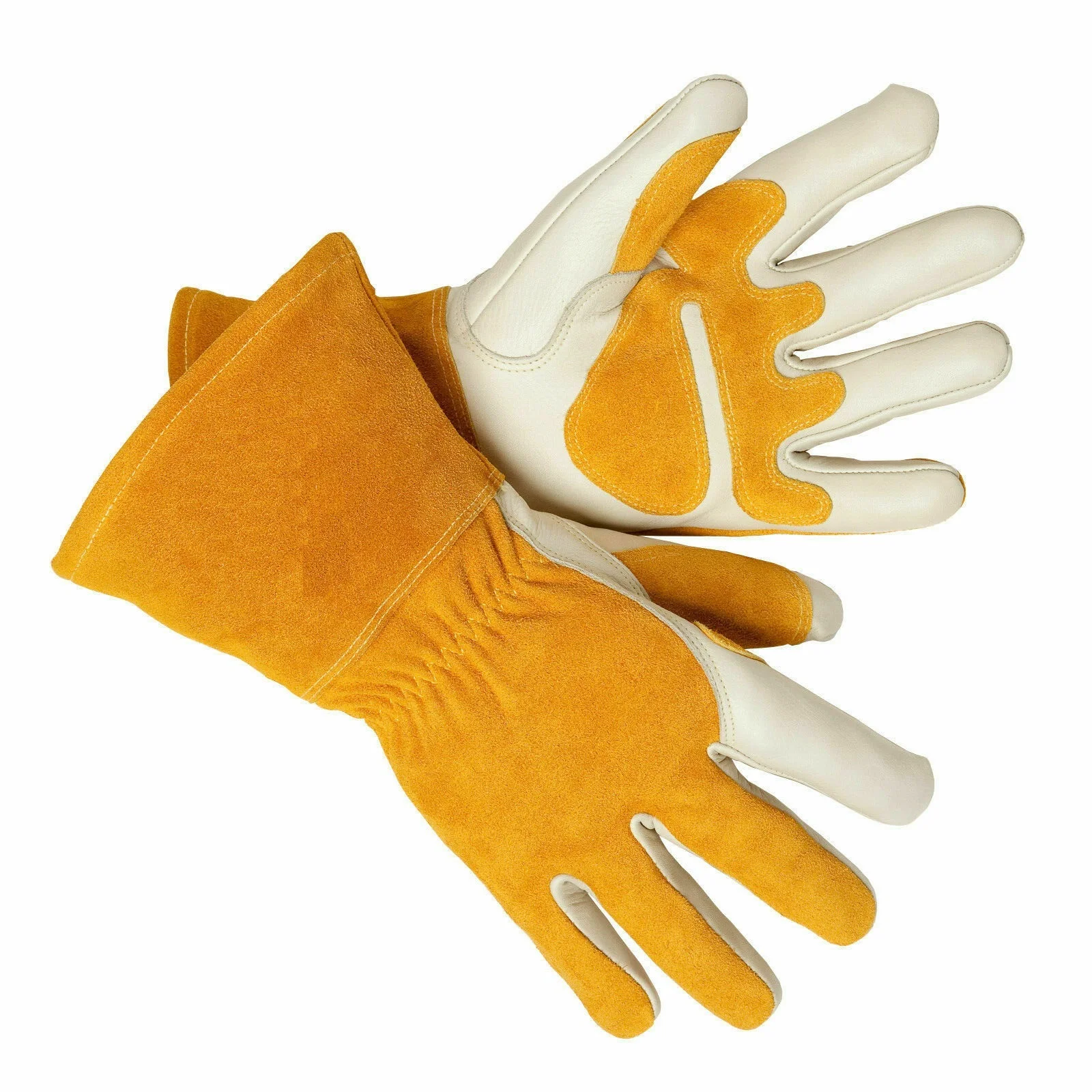 Premium Grain Cowhide MIG Welding Gloves Safety Fire Resistant Welder Gloves