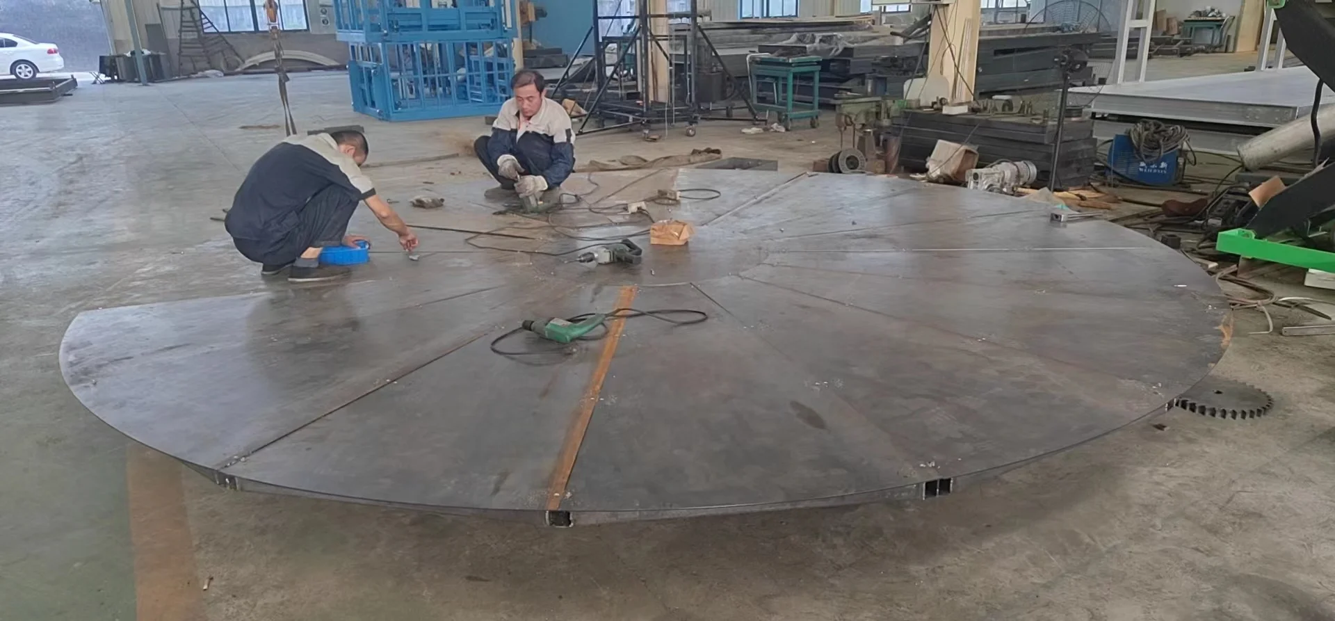 indoors outdoors home car parking turntable platform Car Turner Turntable driveway turntable