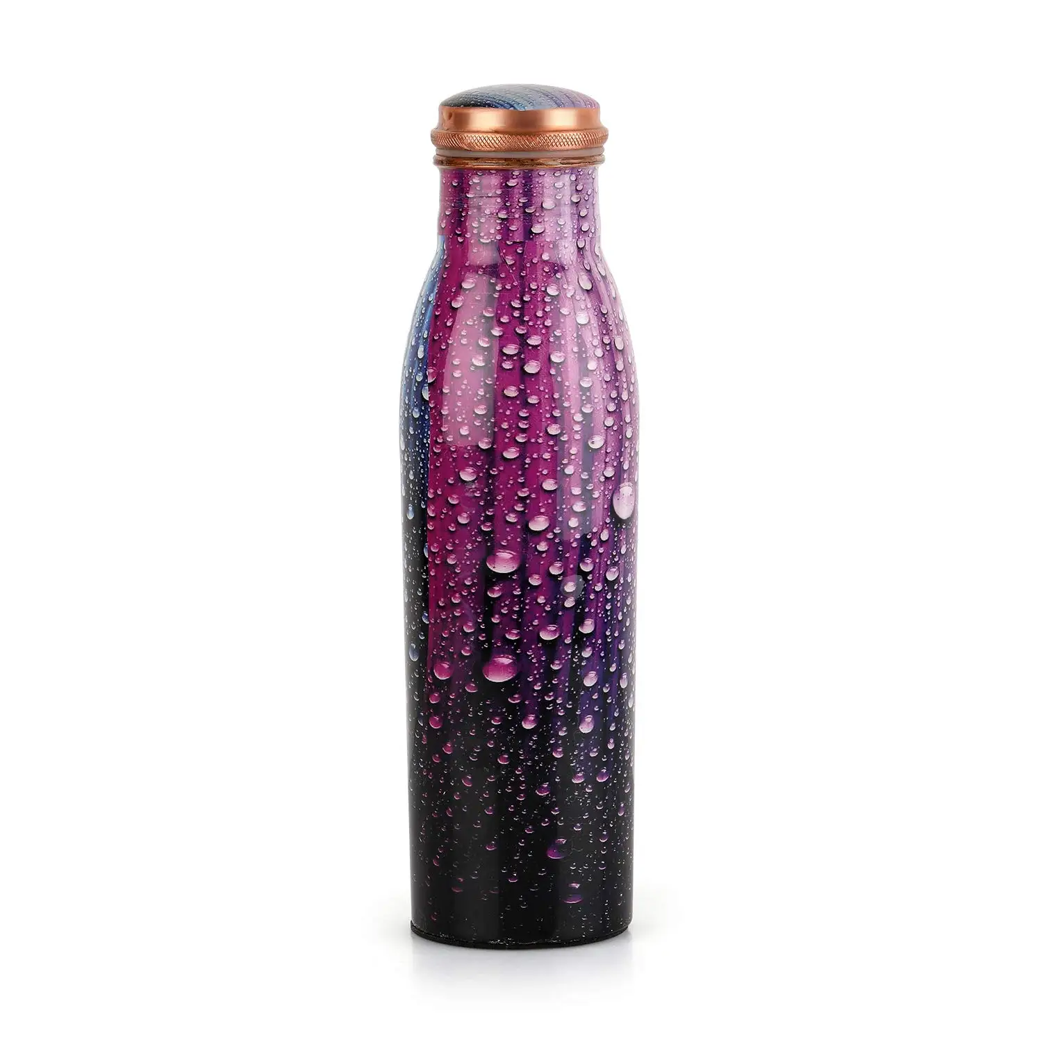 Exquisite Copper Water Bottle Droplet Design Finished Metal Water Bottle Drink ware Accessories Copper Water Bottle In Low Price