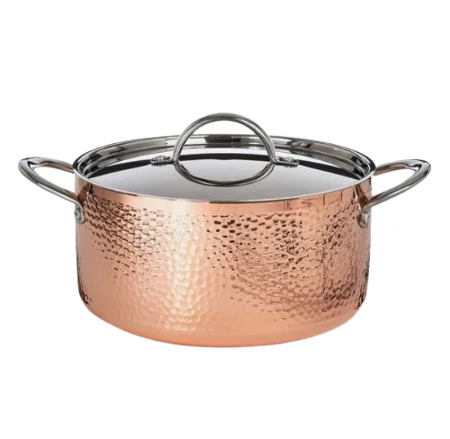 Tabletop Kitchen Food Server Hotel Supplies Dinnerware Stainless Steel Hot Pot For Food Luxury Casserole with lid