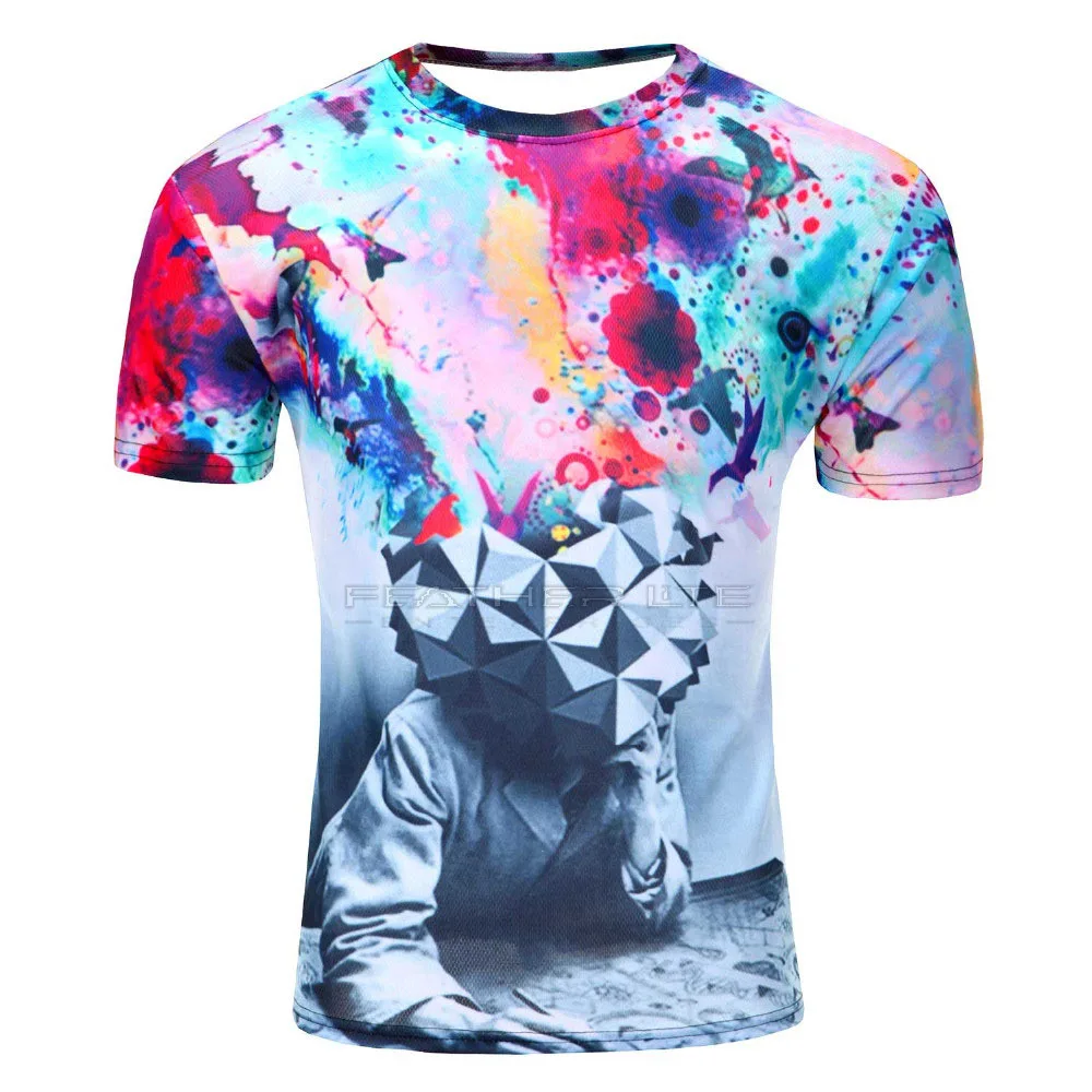Summer New Fashion Sublimation Short Sleeve T-shirt Hip Hop Sublimation T shirts For Boys Stylish