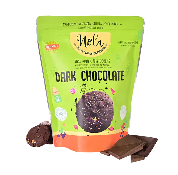 Top Trending Nola Gluten Snack Cookies 75gr Dark Chocolate Gluten Free Cookie For Healthy Snack