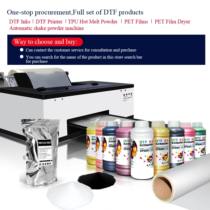Cost-effective A3 DTF Shaker Machine with Drying Automatic Powdering for T Shirt Printing