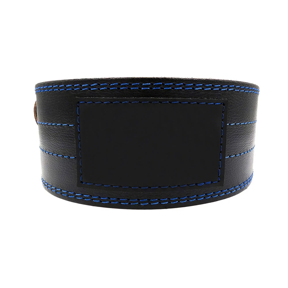 High Quality Custom logo Back Support Weightlifting Belt Fitness durable Body Building Weight Lifting Belt In Leather Material