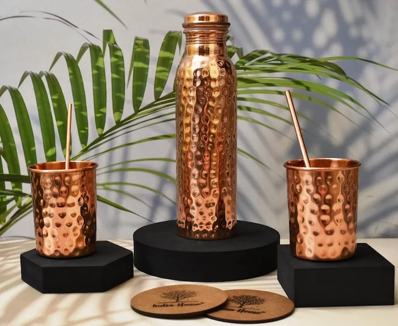 The Perfect Sip: How Copper Enhances Water Quality Copper Water Drinking Bottle By S A Craft India from India