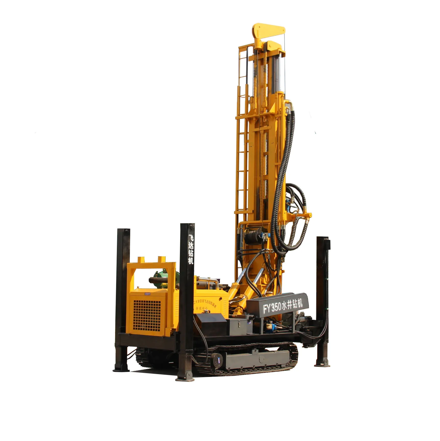 hydraulic power unit diesel 450m depth mine drilling rig water well drilling rigs origin China hot price
