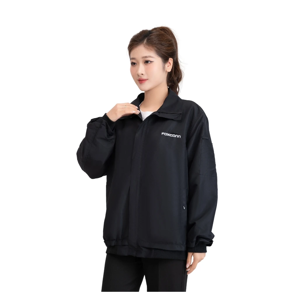 Wholesale new model 2024 VietNam black jacket women Factory Wholesale Custom Logo women Jacket Zipper Up women Windbreaker Jacke
