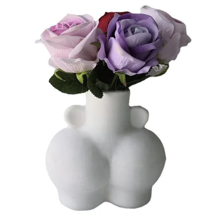 Large Silicone Molds Nordic Style Ceramic Vase Home Decoration Crafts Ornaments Body Art Mold