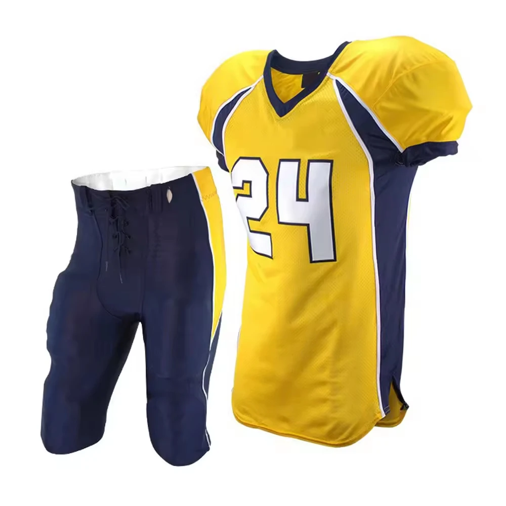 Top Quality American Football Uniform New Best Youth Tackle Twill Green Color American Football Jersey Uniform