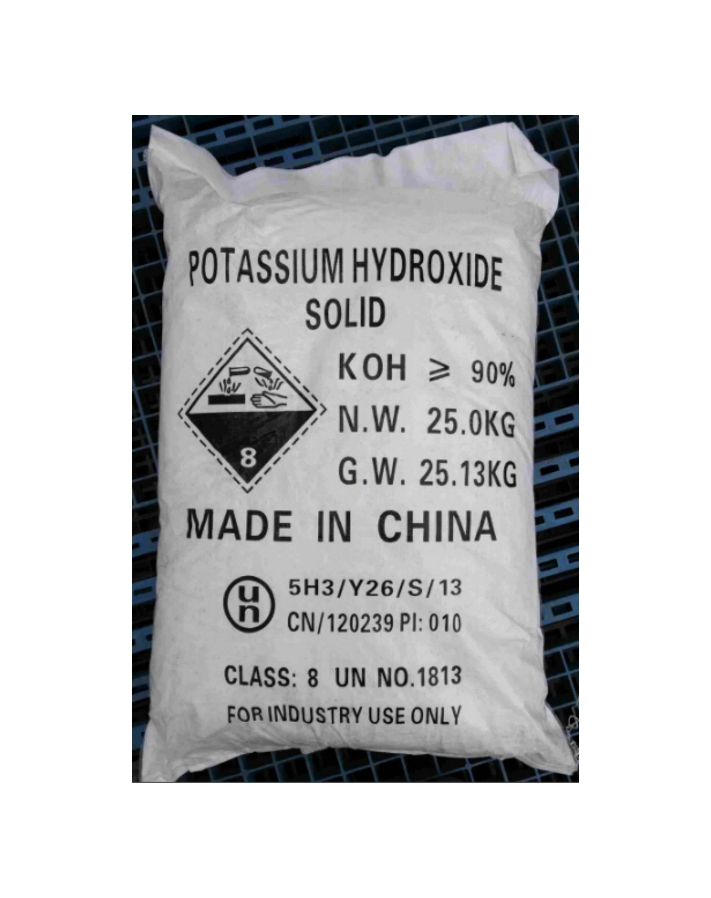 Hydroxide Potassium Cas no 1310-58-3