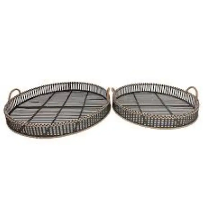 Rattan Serving Trays Stylish Different Design Shape Handmade India Lowest Price In India Product Buy And Make Table Elegant