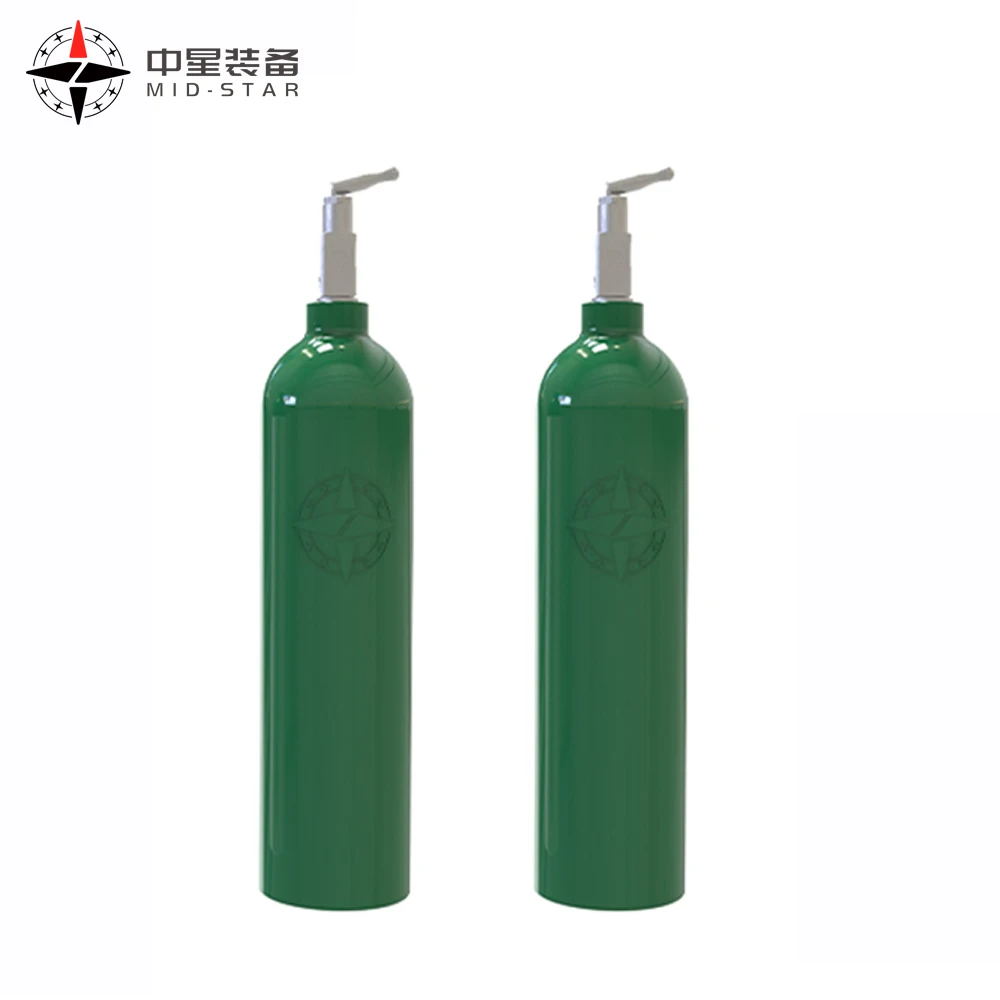Customized Aluminium Oxygen Gas Cylinder Good Price 2.8L 4.6L 8L Portable Oxygen Tank DOT ME Medical