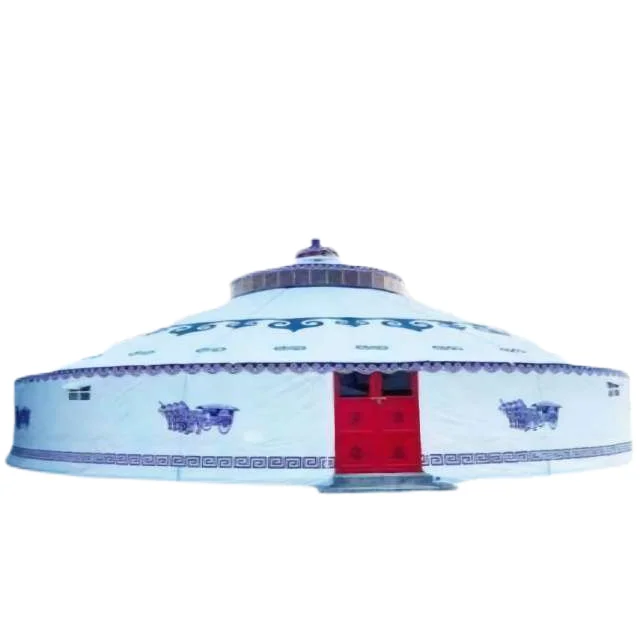 5m waterproof luxury mongolian yurt hotel tent