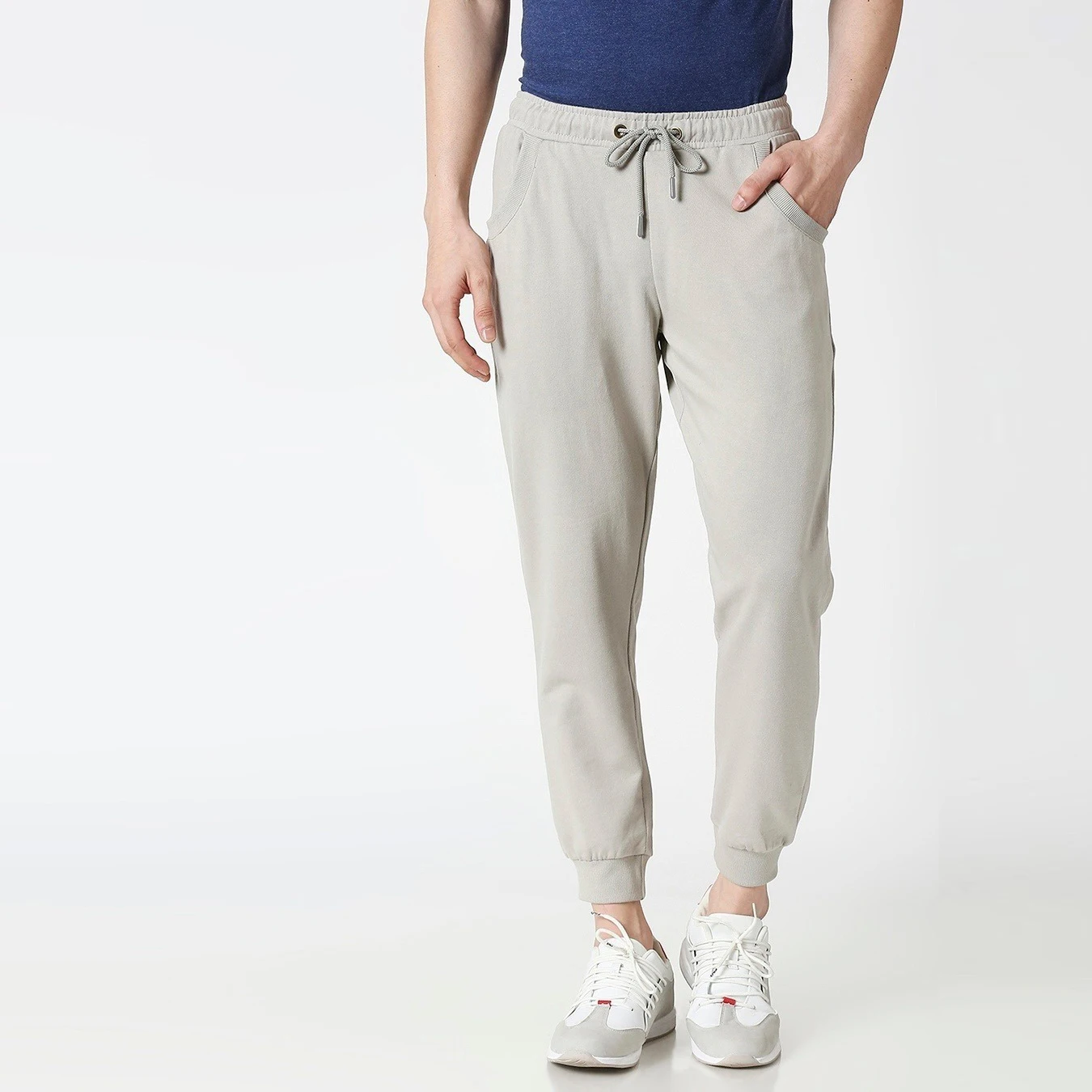 Men track pants Skinny outdoor Oem premium jogger casual 100% cotton fleece pants wholesale gym slim fit jogger cargo trousers