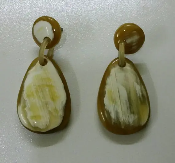 Fashion Buffalo Horn Earrings Jewelry VE374