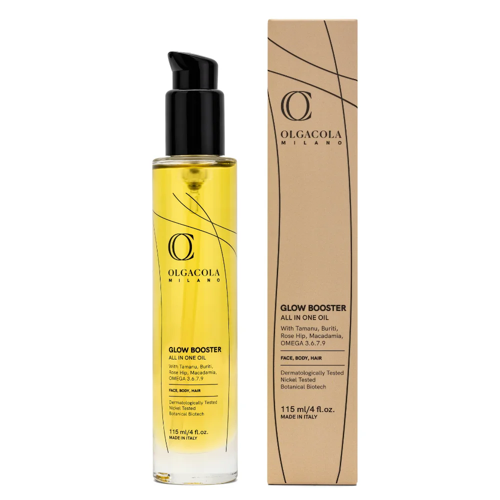 Top Seller Glow Booster Oil Multi Active All in one Vegan Organic Tamanu Buriti Omega Plus For Face Body Hair
