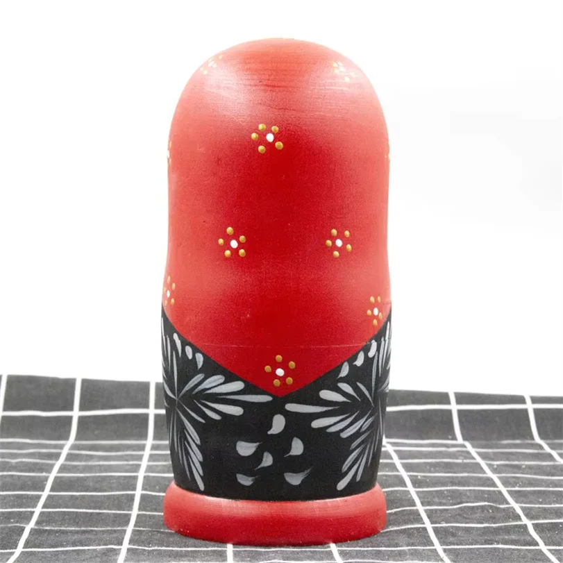 7-layer Chinese style creative vibrato gift wooden seven layer toy wooden doll toy Russian nesting doll