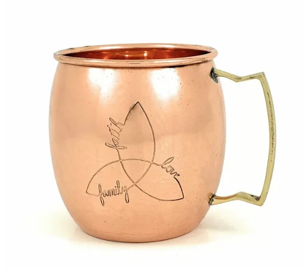 Mirror Polished Moscow Mule Mug High Quality Copper Coffee Tea Drinking Mug Customize Printed Very Elegant Mule Mug And Cup Sale