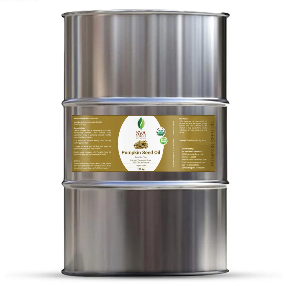 Высококачественное 100% чистое органическое масло семян тыквы от SVA Organic ICS