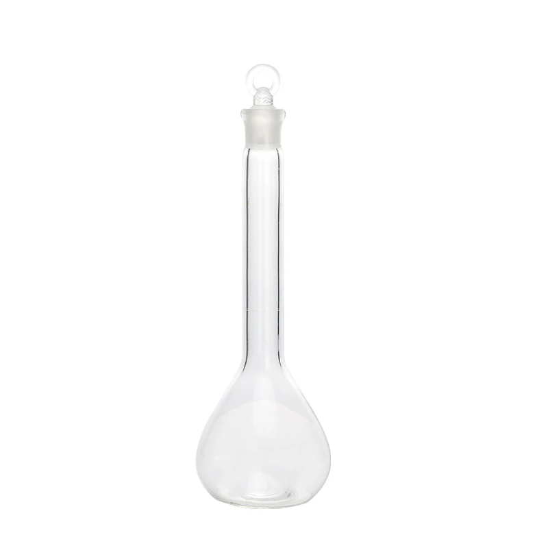amber glass volumetric flask with ground-in glass stopper  250ml Volumetric Flask with a ground glass stopper Wholesale Lab