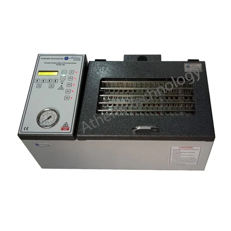 India Origin Manufacturer Selling Patent Design Automatic Laboratory Purpose 100 Sample Concentration Nitrogen Evaporator