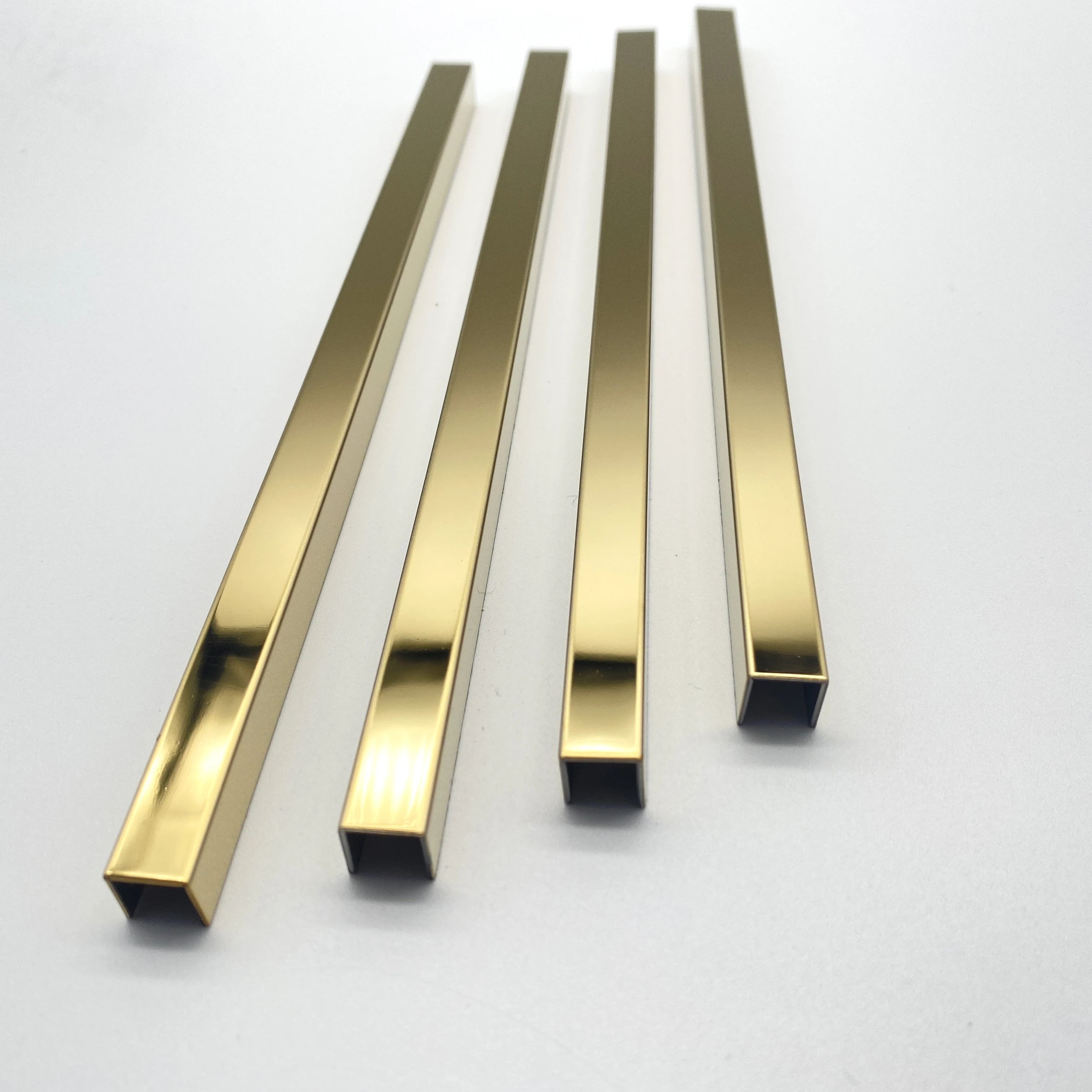 8K Titanium Black Stainless Steel Metal U Channel Tile Edge Trim Corner Slitting Angle Shaped