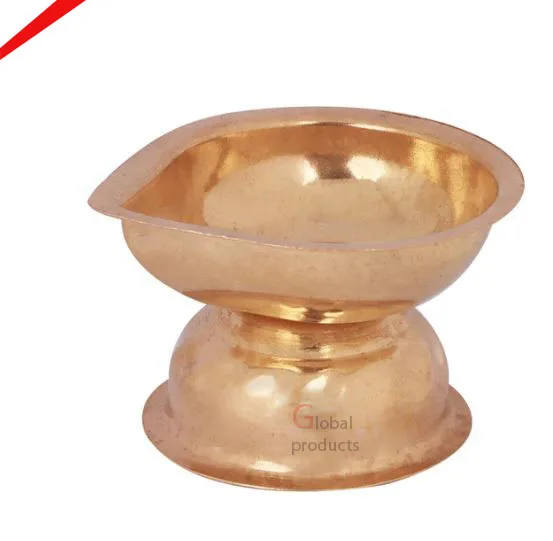 Латунный подарок Diya Diwali Kuber Deepak на подставке масляная лампа для дома Puja