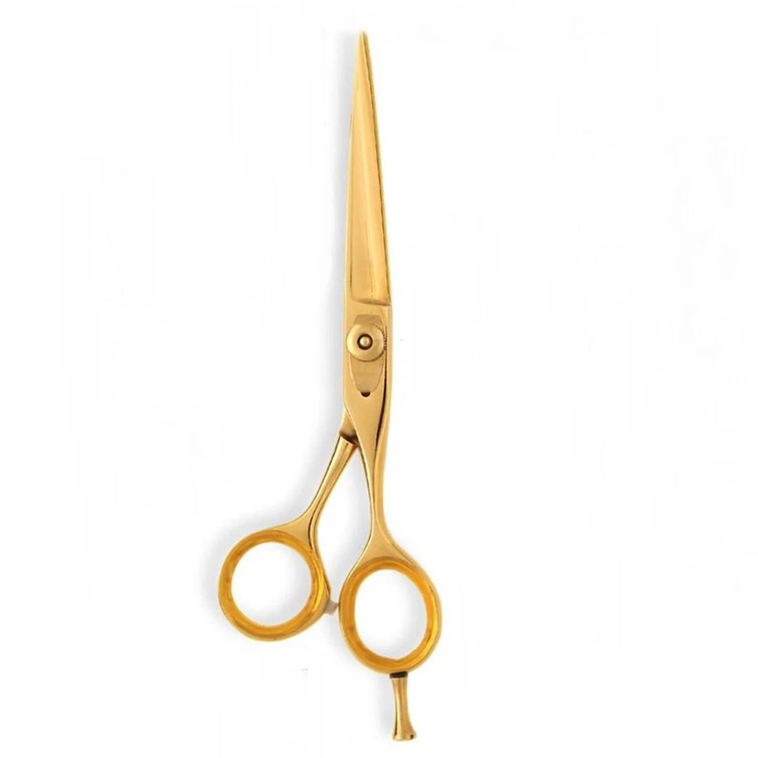 Professional Hair Cutting Scissors 1Pc Shears for Texturizing and Blending Barber Scissors Gold Color Design