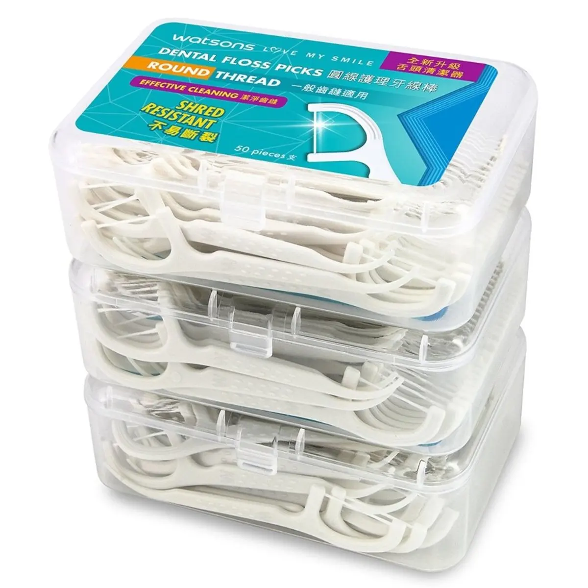 Watsons - ROUND THREAD DENTAL FL 50X3