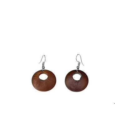 Jewelry Fashion wood earring round Women Boho Tassel Earrings and handmade use for hot sale product