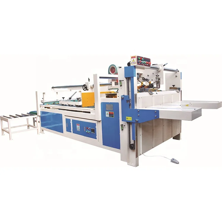 Semi Automatic Auto Carton Box Folder Gluer Machine