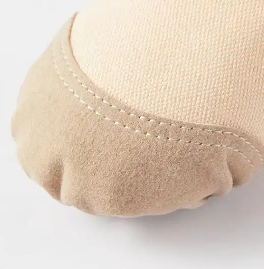 Colorful Classic Tan Ballerina Slippers Flats Ballet Brown Canvas Ballet Shoes Dance for Women and Girls Kids