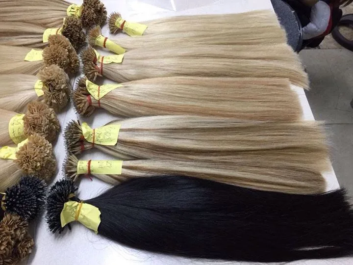 Factory Price Manufacturer Supplier Vietnamese Keratin Glue Bond I tip Hair Extension Remy Human Hair Bulk